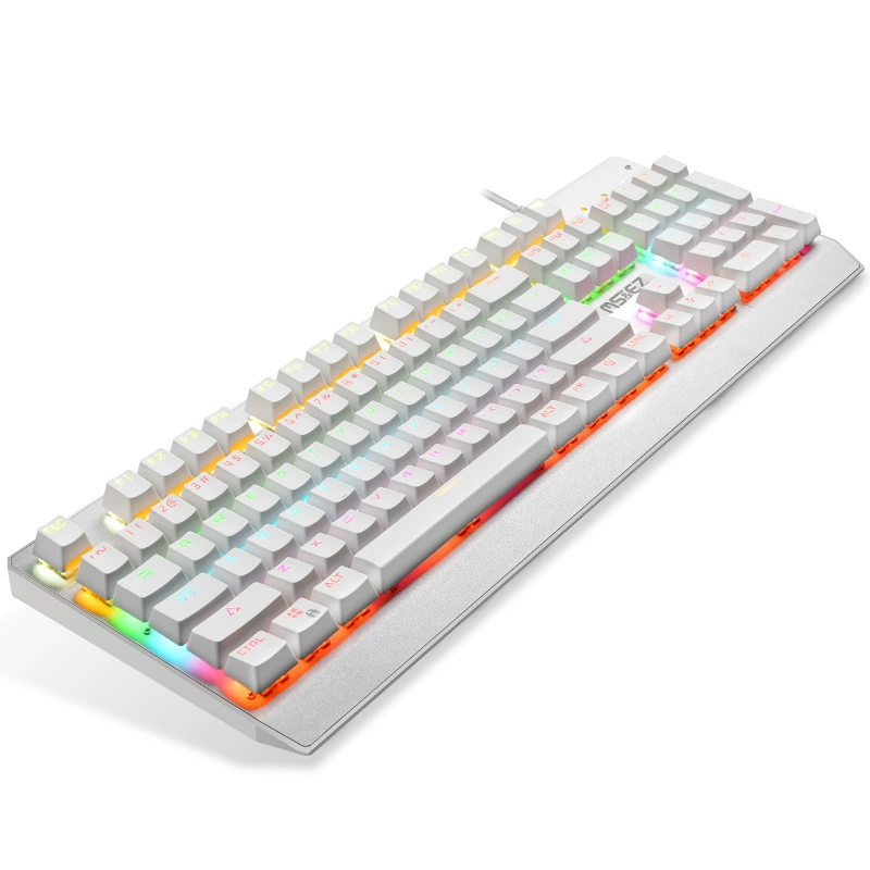 美尚E族 940 steam punk real mechanical keyboard computer peripheral e -sports game Internet cafe game round green axis