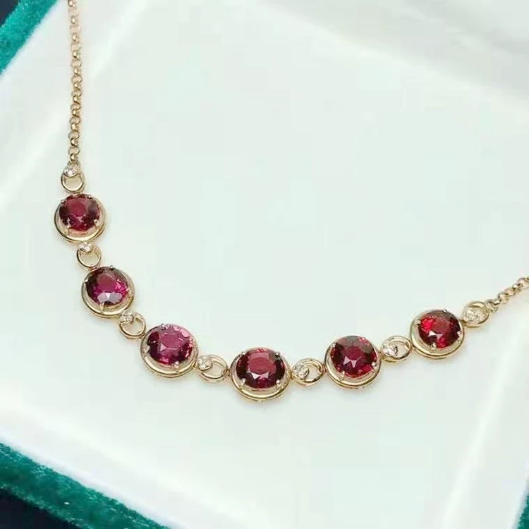 Charlotte tilbury, golden organic stone inlay, jewelry, red bracelet pomegranate, 18 carat, pink gold, wholesale