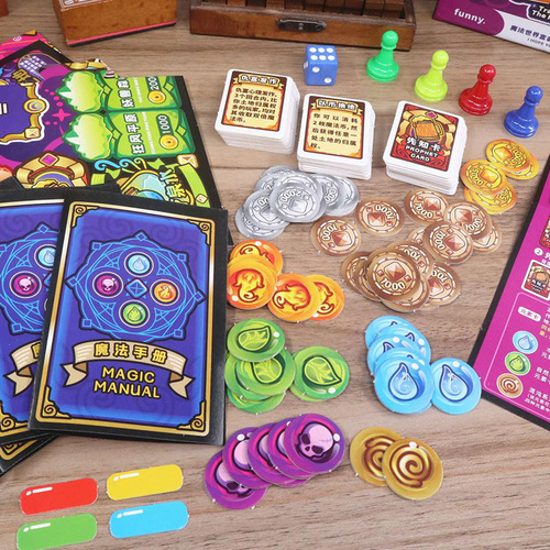 Monopoly's Journey to the Magic World Board Game Card Multiplayer Children's Parent-Child First Grade Entertainment Game Wholesale