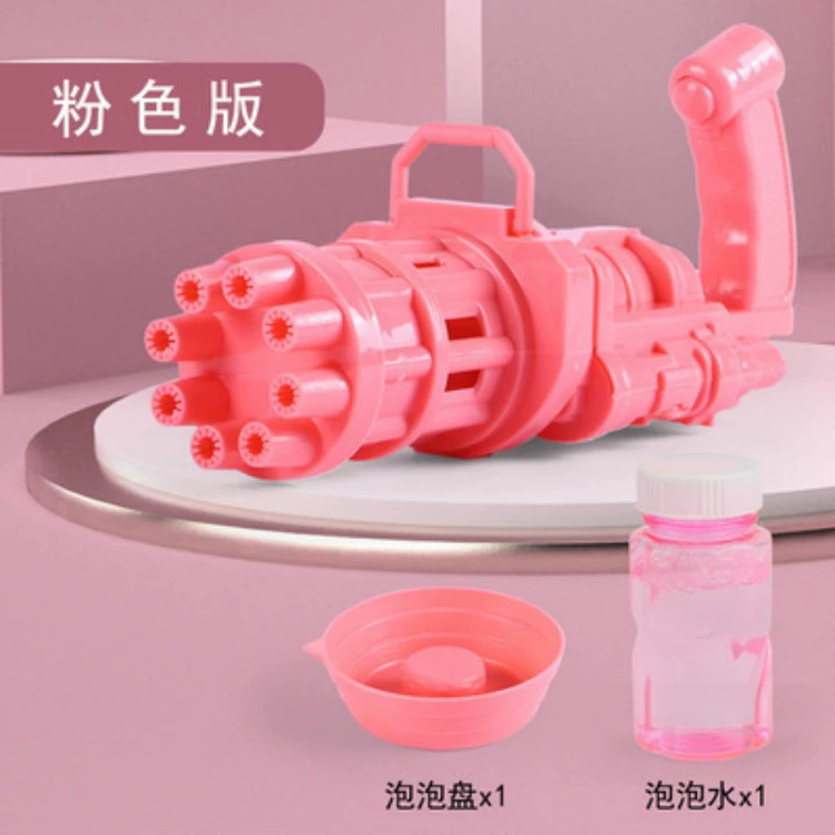 Electric automatic bubble machine, lightweight music camera, bubbles, bubble gun, toy, fully automatic
