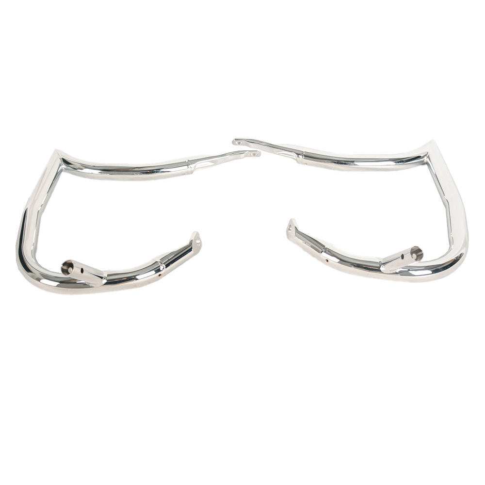 Suitable for 14-24 Harley Glide Rear Fender with Drag Bar, Painted Carbon Steel, 1.25 Thick Steel Mold Head