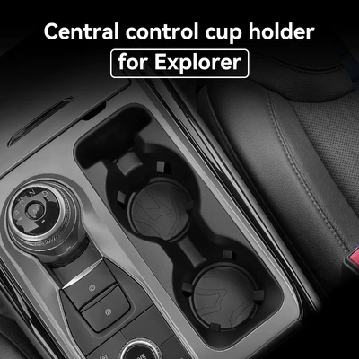 Explorer mərkəzi konsol su qabı qoruyucu sürüşməyən matı, avtomobil aksesuarları.