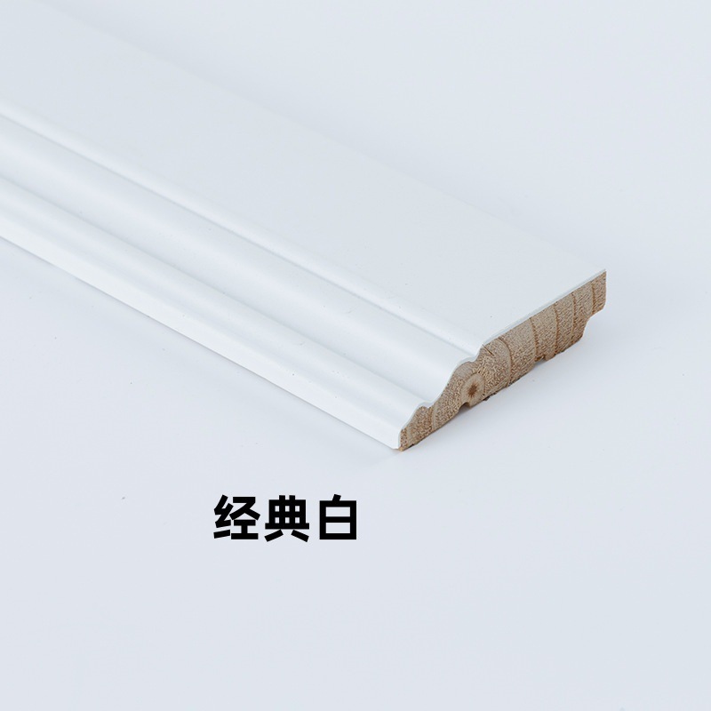 工場卸売純無垢材幅木塗装木製コーナーライン床壁幅木|undefined