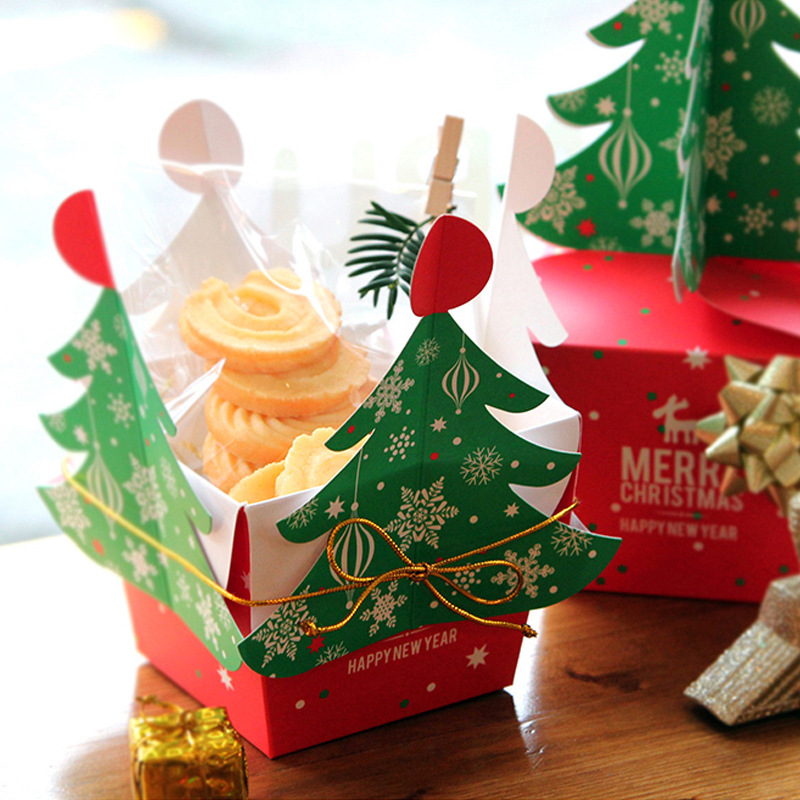 クリスマスギフト包装ギフトボックスクリスマスツリーリンゴ箱包装箱平安果箱キャンディーケーキ箱|undefined