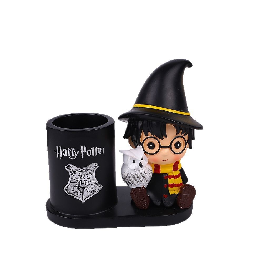 Portalápices de Harry Potter de gran capacidad, multifunción, estilo ins, almacenamiento de escritorio simple, artefacto, papelería para estudiantes, oficina