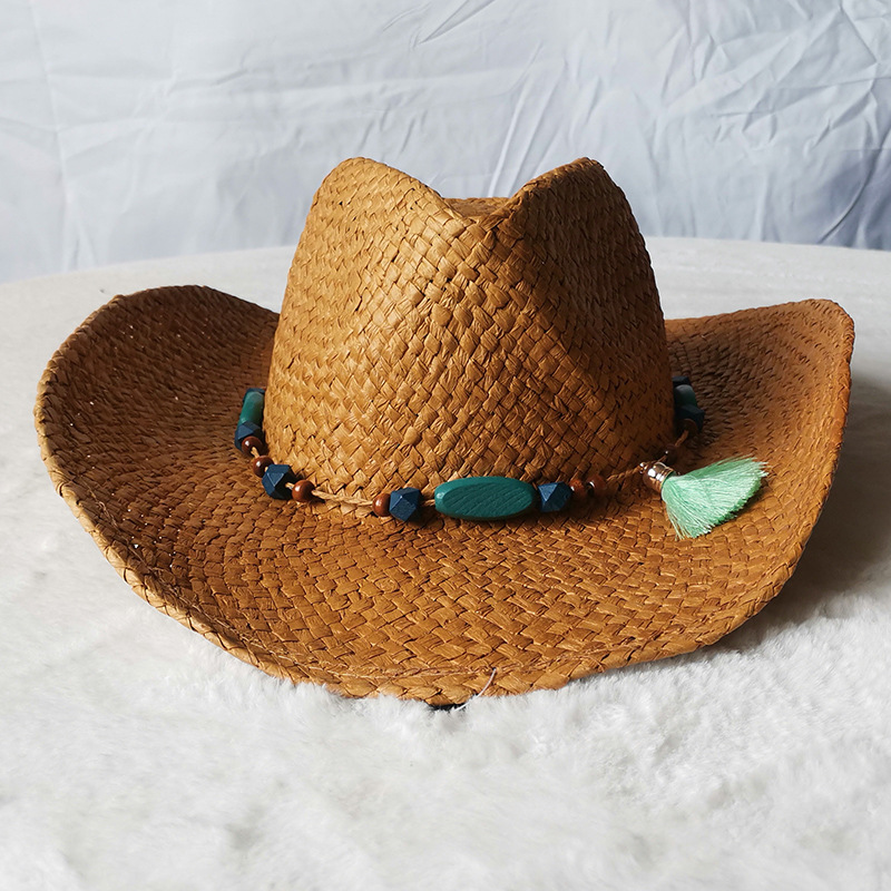 柔软透气旅行潮流帽子精美时尚配件品质做工拉拉草帽小礼帽批发