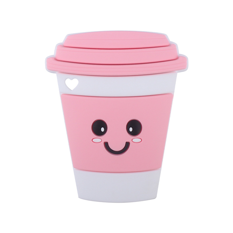 Suministros para bebés de dibujos animados taza de silicona teether creativo bebé silicona mordedura pegamento molar juguete teether nuevo