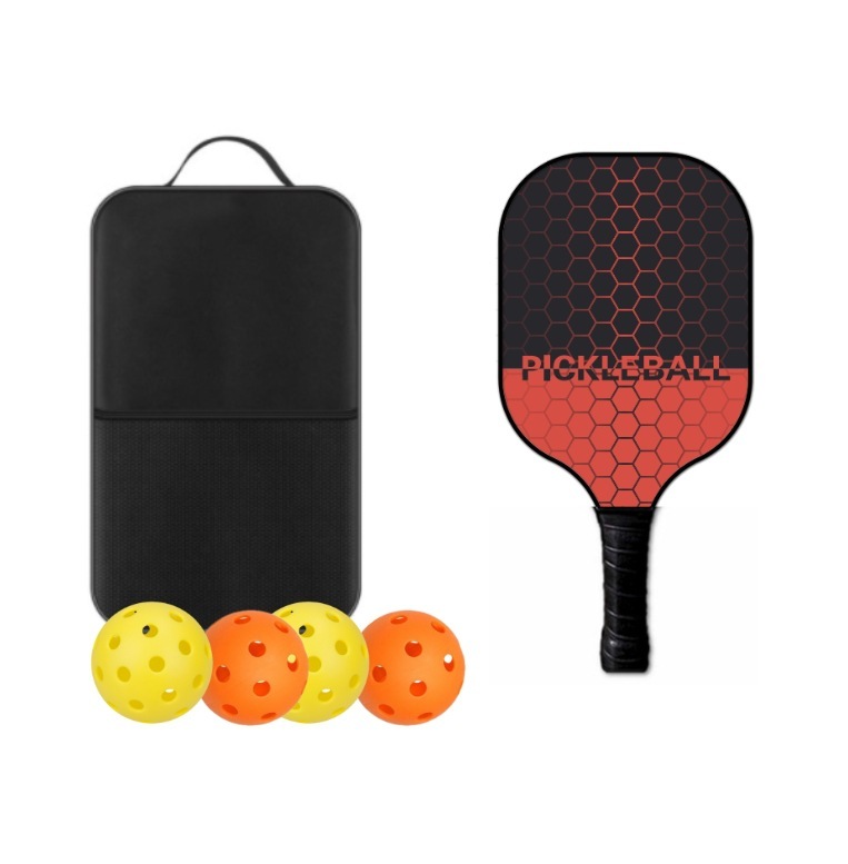 屋内屋外のPickleballのトレーニング娯楽ガラス繊維のピクチャーのラケットのガラス繊維のピクチャーの穴のボールのラケット|undefined