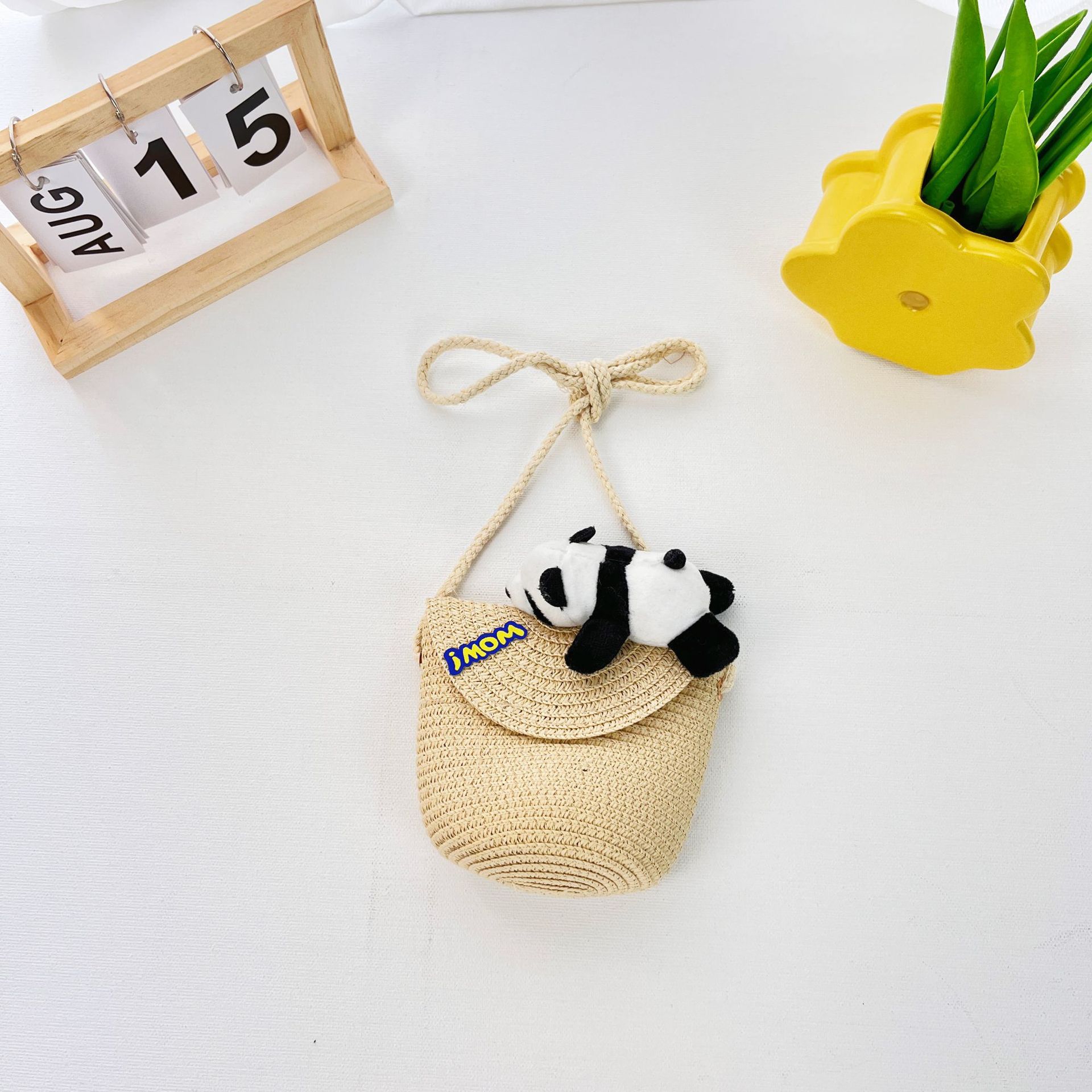 와우 팬더 패킷-베이지