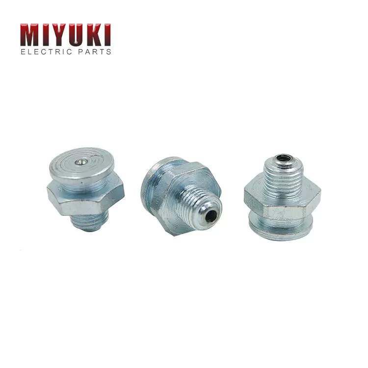 厂家供应平扣式黄油嘴8*1铁油嘴 平头型，特殊型号可定 做