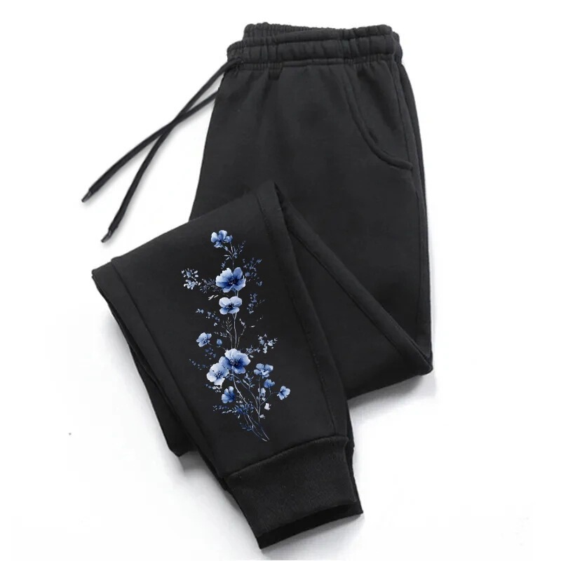 Foreign Trade Hot-Selling Women's Printed Sports Pants, High-Quality Women's Casual Sports Jogging Pants, Family Outdoor Pants