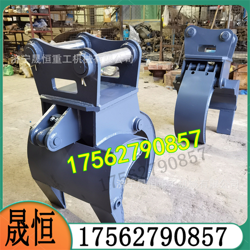 挖机用抱爪式旋转抓木器 废钢废铁料快速装卸抓电线杆爪子 山西工