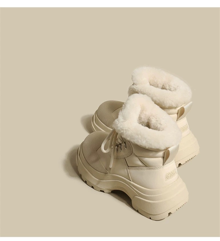 New winter padded padded padded shoes platform boots_voghion.com