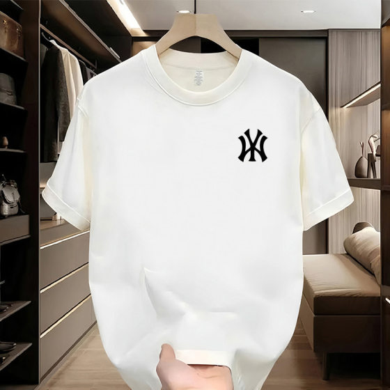 [Duty Free Zone] Close your eyes, basic Joker, wear high-end feeling, couple's short sleeves