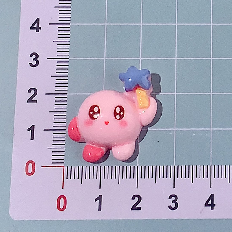 Nuevos dibujos animados arco acessorios de resina kabi diy pegamento crema caja de teléfono móvil adornamiento de cabello agujero zapatos pequeños materiales colgantes