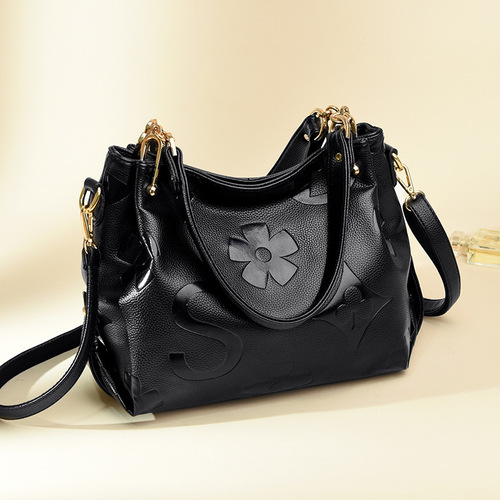 Midlife Women's Handbag 2025 European and American Fashion Ladies Crossbody Bag with Single Shoulder Bag Large Bag