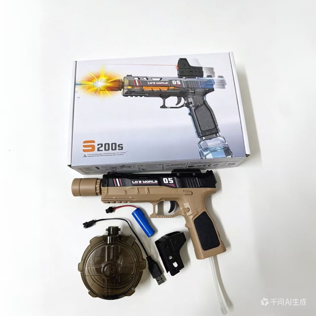 Pistola de agua eléctrica de descarga continua de Victor con mano de absorción automática de agua de pulso de alta capacidad