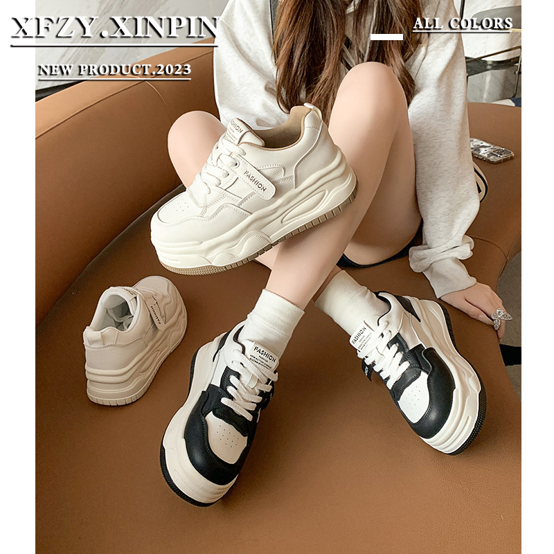 Casual Sneakers For Women With Thick Soles Height Increasing_voghion.com