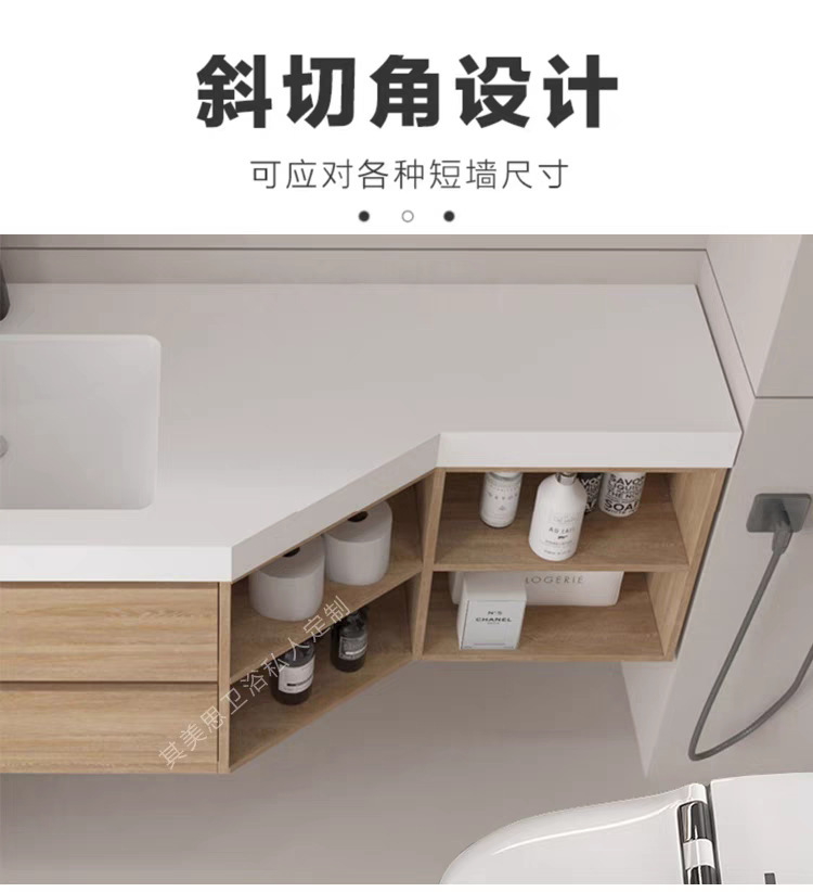 Processing of irregularly cut corner bathroom washbasins, rock plate ceramic washbasins, and beveled corner bathroom cabinets undefined
