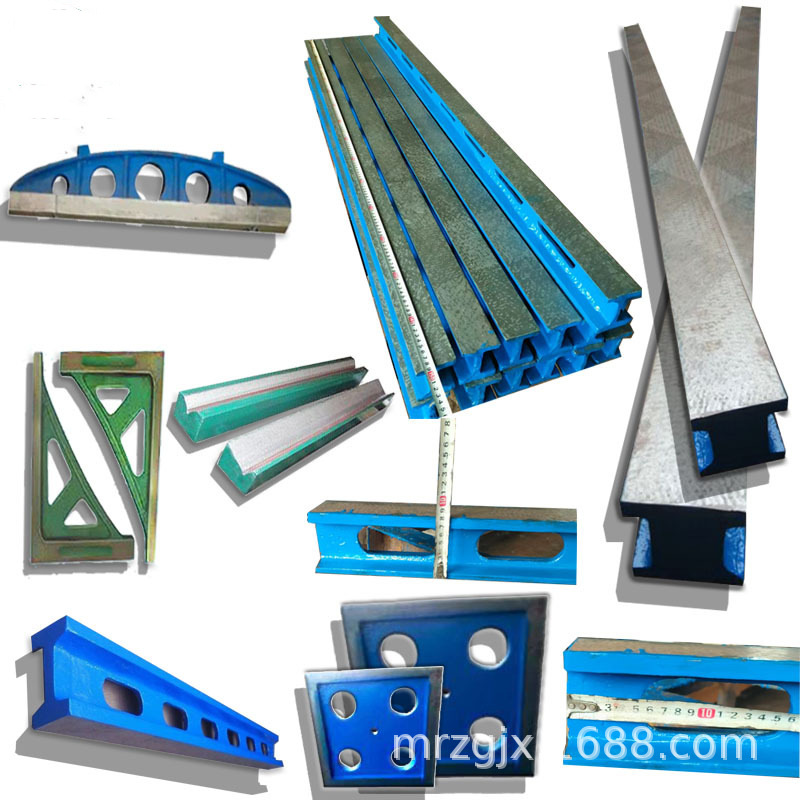 铸铁平行尺90度垂直划线 检验直角靠尺铸铁工字平尺方尺 桥尺现货