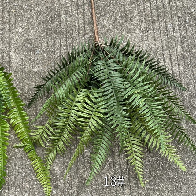 Boda suave techo planta verde techo hoja verde Mori salón de bodas decoración del Hotel Flor falsa venta al por mayor planta verde