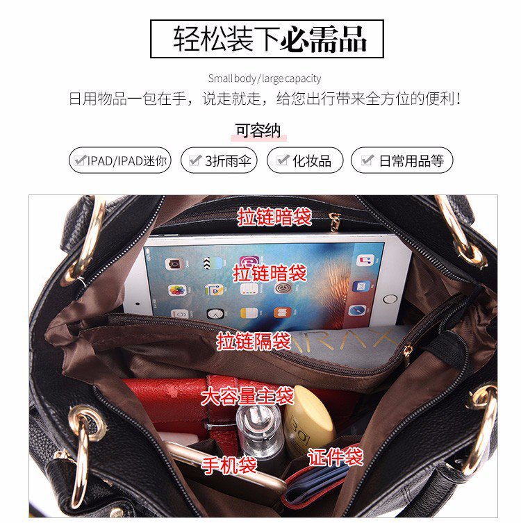 New fringed large-capacity tote women's bag, European and American trend Hobo single-shoulder handbag, cross-border one-piece delivery worldwide undefined