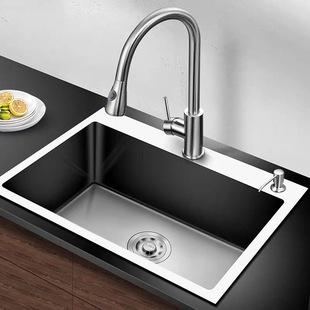 Stainless Steel Handmade Sink Kitchen Countertop under Counter Sink Sink Single Sink