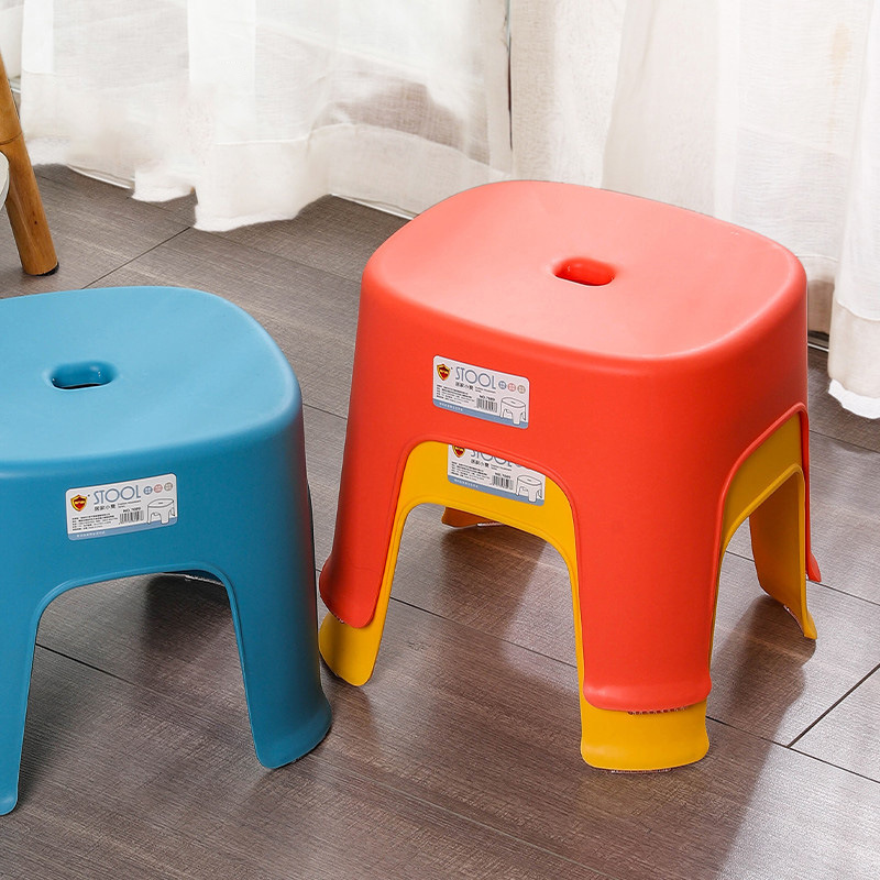 Household plastic home small stool thickened simple children's…