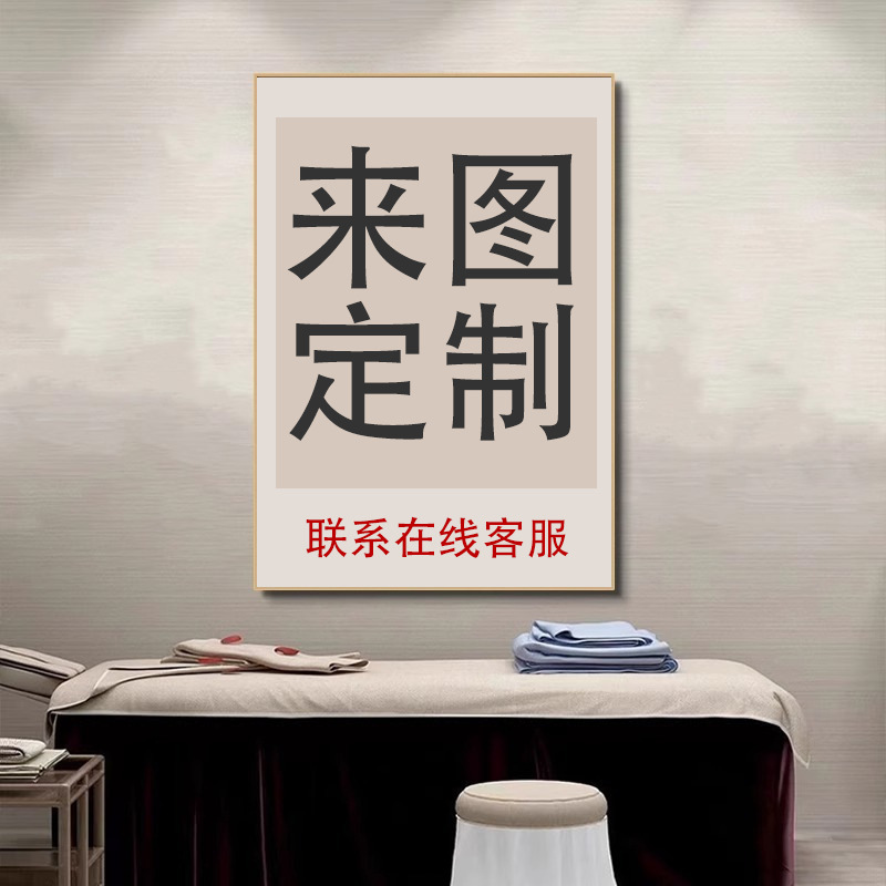 伝統的な中国医学の人体ツボチャート吊り絵美容室健康クリニック経絡チャート装飾絵画鍼治療理学療法室壁画