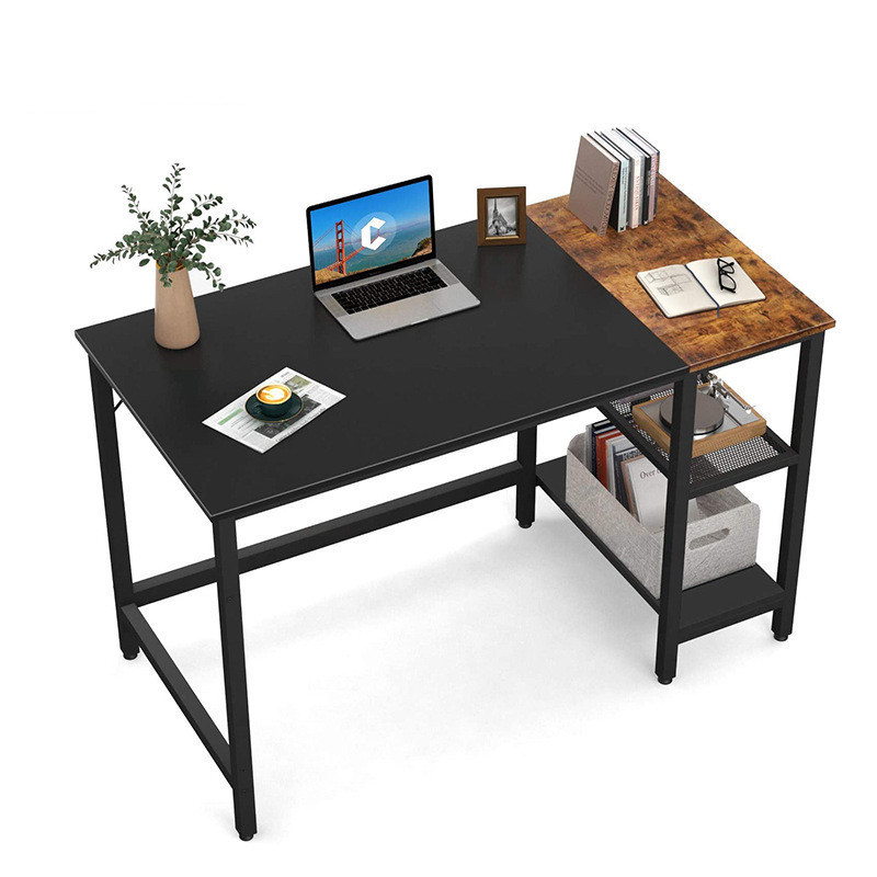 YQ desk computer desk learning desk with storage rack factory direct cross-border for a wholesale