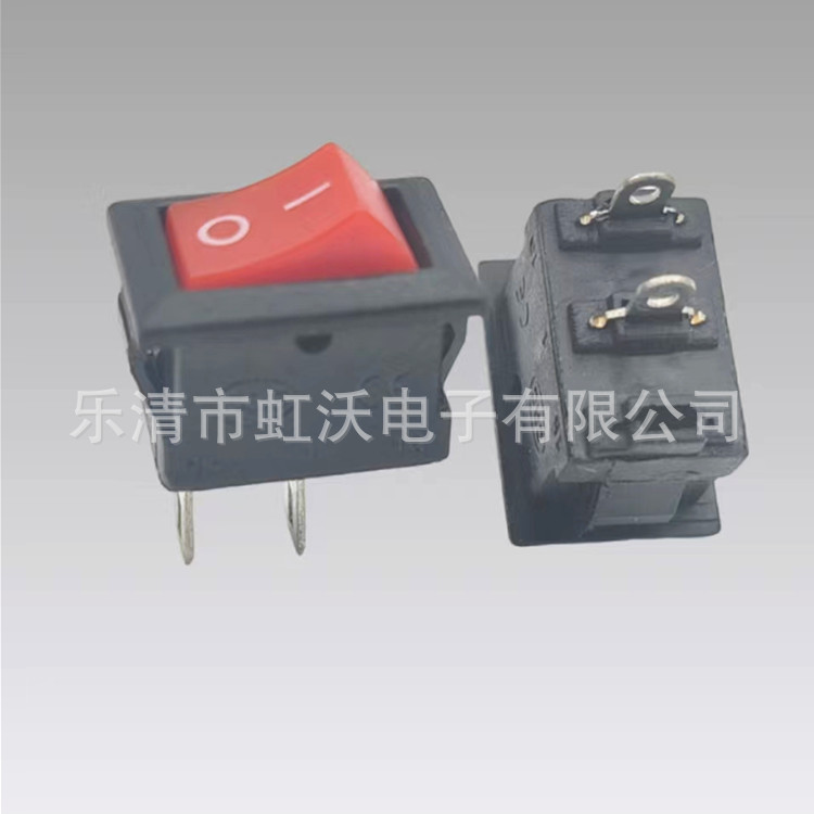 船型开关KCD11-101小风扇10*15长短柄2脚档小电器胶枪开关电源