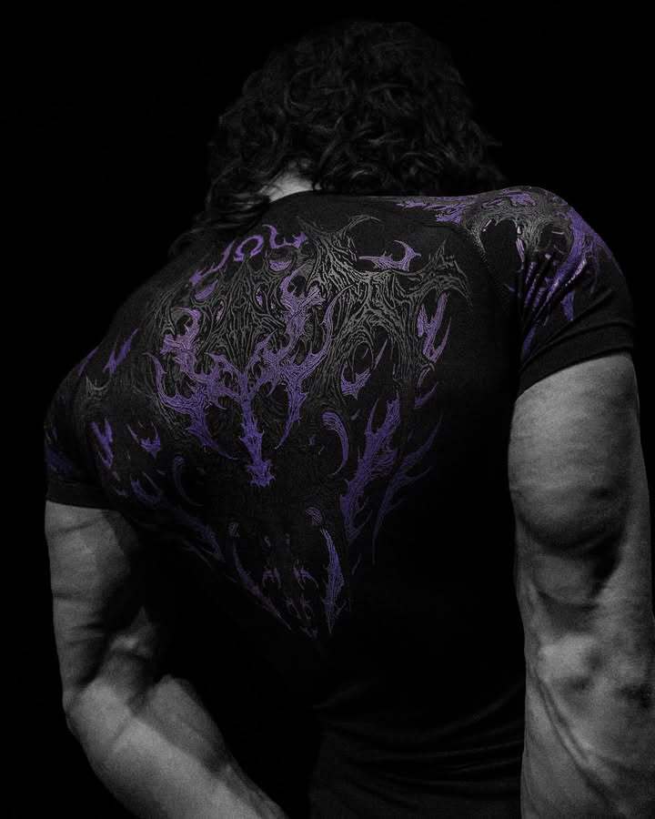Breathedivinity Trendy Dark Style Men's T-shirt Sports, Fitness, Cycling, And Basketball, Exclusively For Cross-border 008_viptrois.com