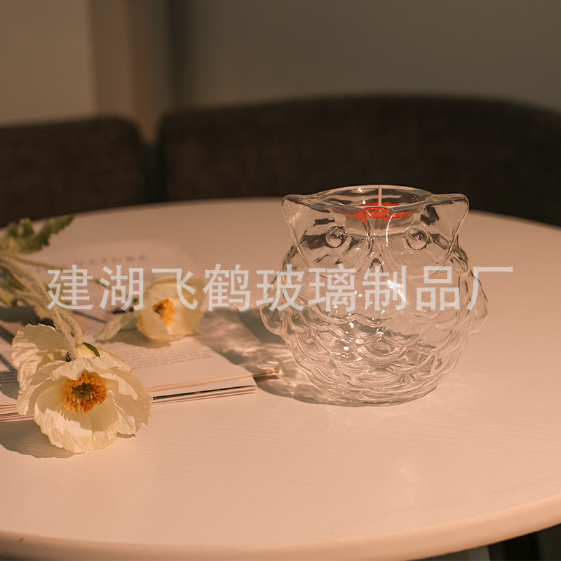 Creative transparent glass universal decorations for living room