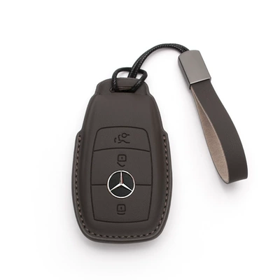 Car key bag: leather S-class