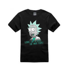 2025潮 瑞克莫蒂图片3D印花男士T恤圆领短袖T恤-2