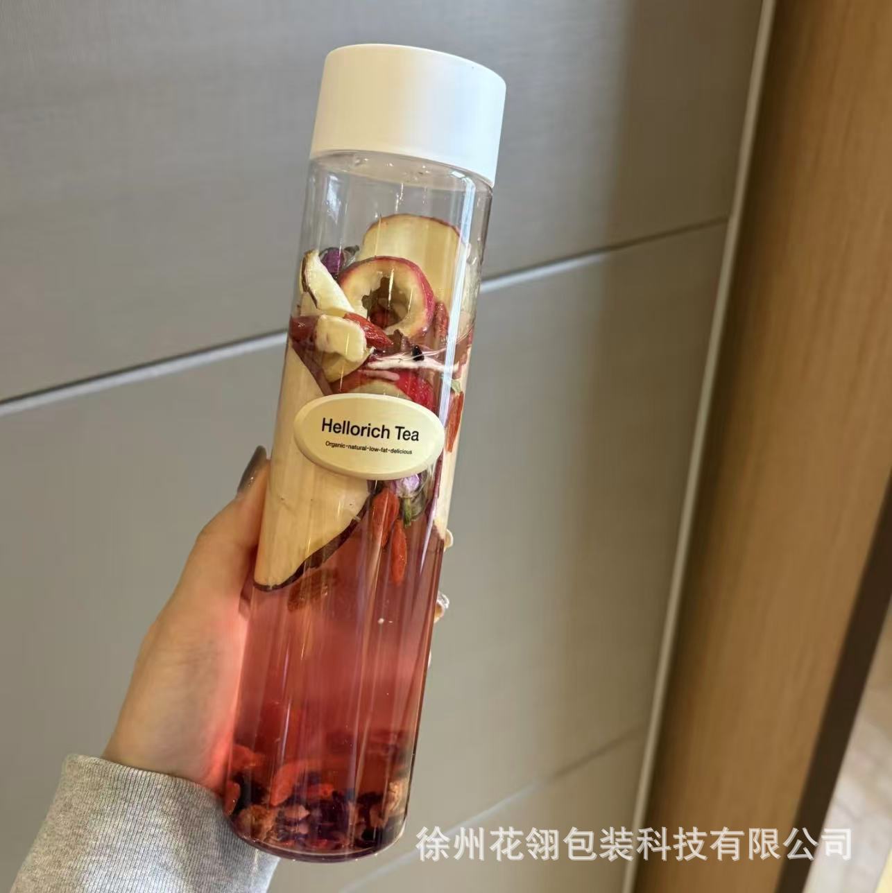 pet奶茶瓶直销冷泡茶圆柱500ml一次性透明奶茶果汁38口外卖奶茶瓶