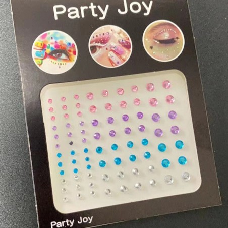 Ojo lágrima transfronterizo pegado Diamante Perla ceja sin pegamento corazón pegado ojo pegado frente cara pegada rhinestone resina gema clavo Diamante