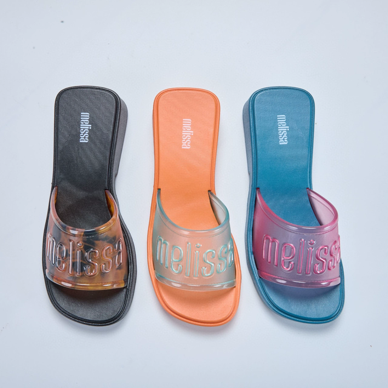 Новые модные удобные простые пляжные босоножки Melissa 2025 на высоком каблуке и платформе для женщин