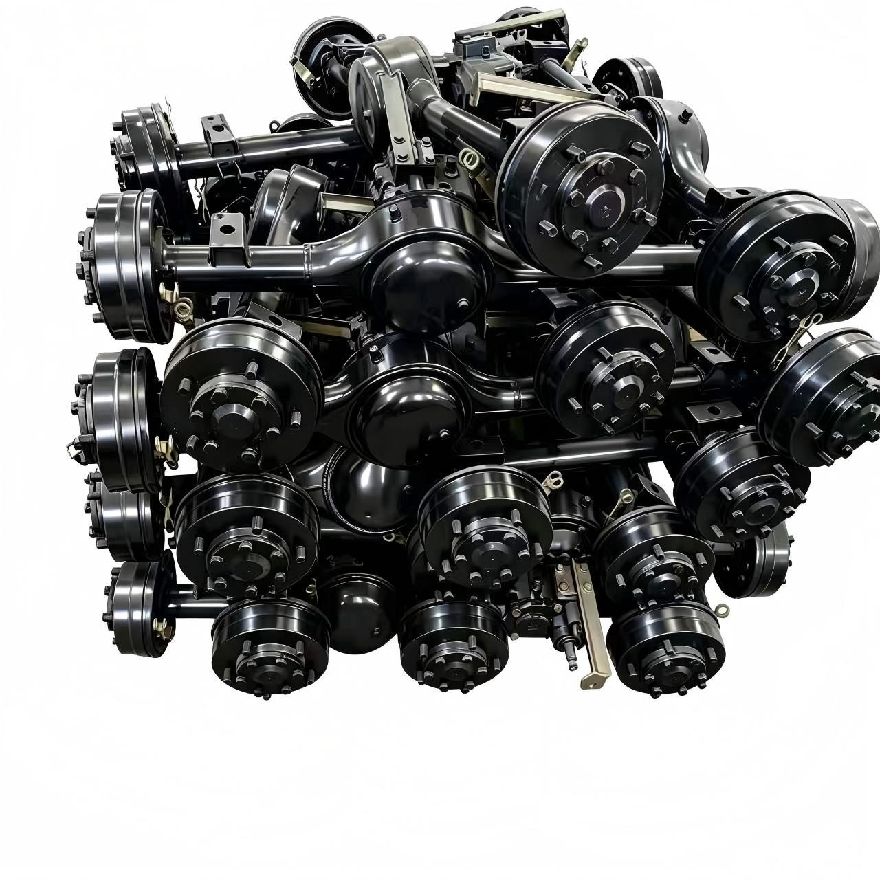 Three-Wheel Motorcycle 160 Drum Brake Non-Shifting Rear Axle Assembly Wholesale and Retail In-Stock Supply Front and Rear Axles