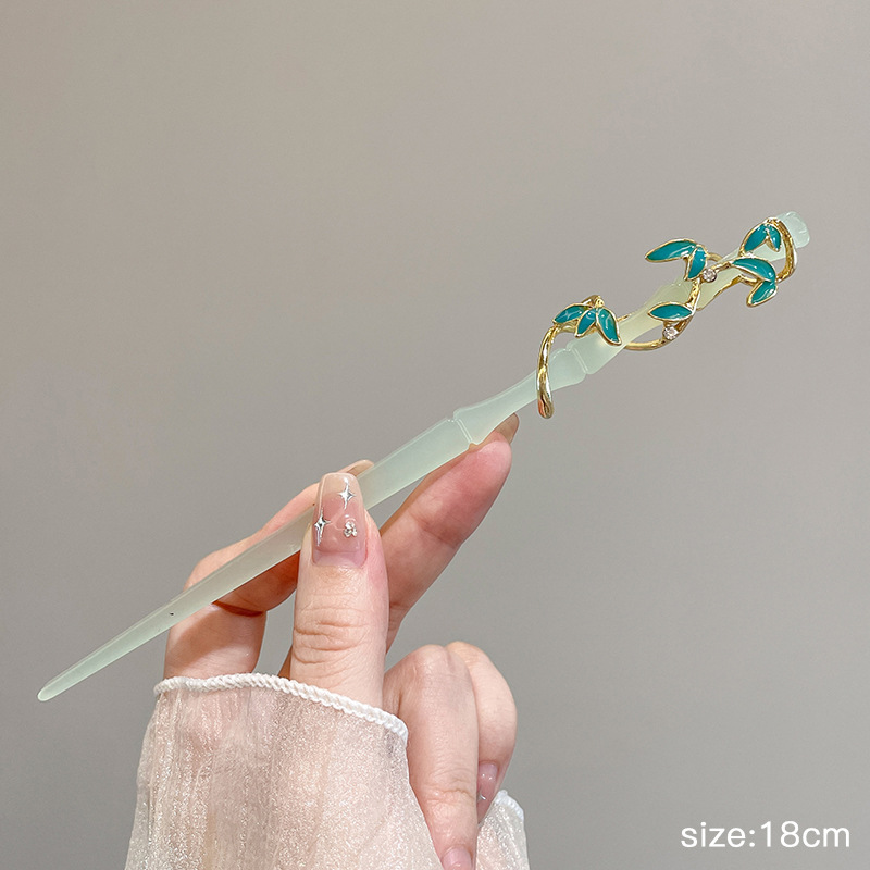 49 ¿ cabello de hoja azul del Lago panlongzhu (en bolsas)