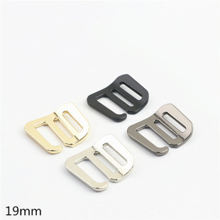 Luggage hardware accessories zinc alloy 6-shaped buckle 9-shaped hook buckle belt buckle adjustment buckle 6 minutes inner diameter 2cm