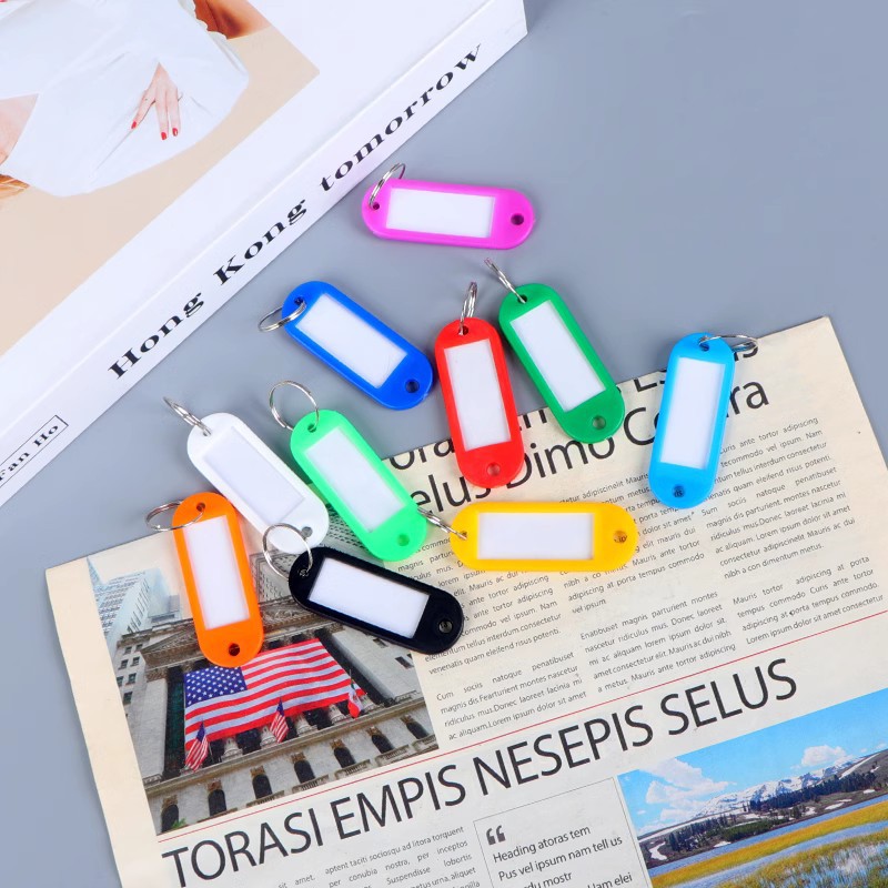 pe soft plastic key card number classification tag luggage tag key storage management card factory wholesale