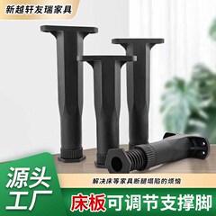 プラスチック製のサポートフットベッドプレート、調節可能なサポートフットベッドプレート、家具の足、テレビキャビネット、コーヒーテーブル、テーブル固定サポートコラム
