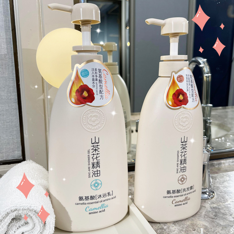 オージャレニ椿ふわふわで滑らかなシルキーシャンプー、美白フレグランスシャワージェル、シャンプー、コンディショナー|undefined