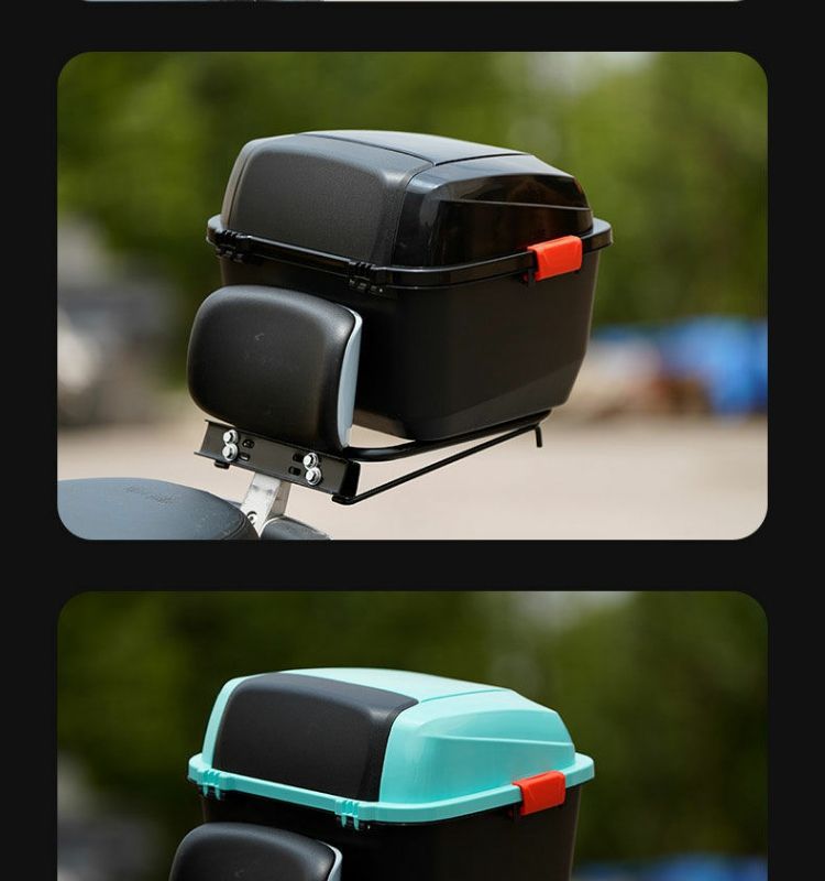 Universal Electric Vehicle Trunk Suitable for Self-Use, Aima, Tailg, Xinri, Luyuan Storage, Electric Scooter Rear Backrest Trunk