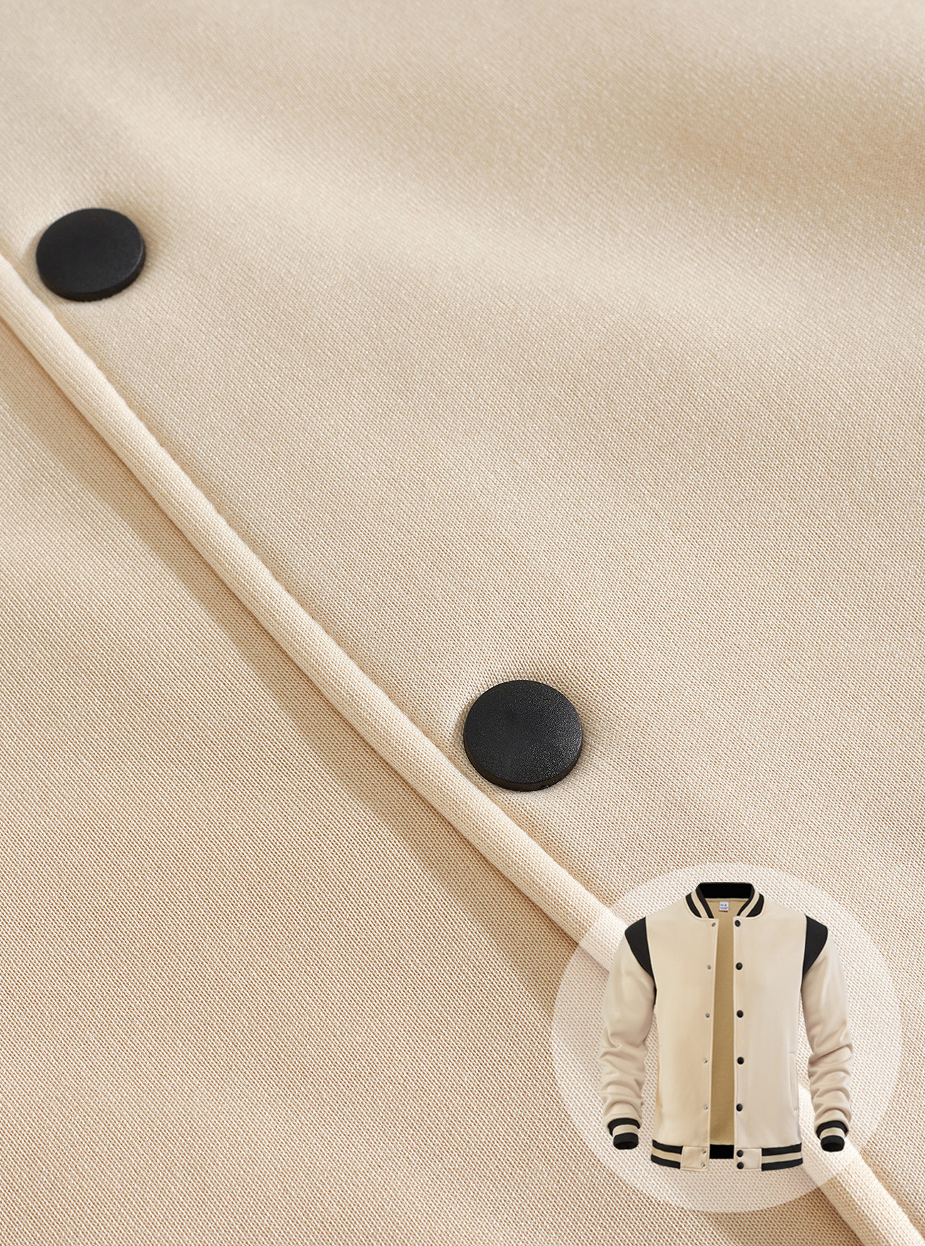 Giacca baseball casual in pile da uomo stile europeo_voghion.com