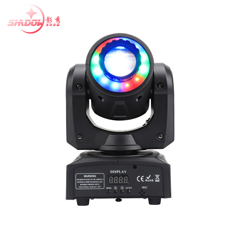 10W30W60W haz de luz de cabeza móvil patrón de luz teñida con efecto colorido luz transfronteriza e-commerce luz de la etapa