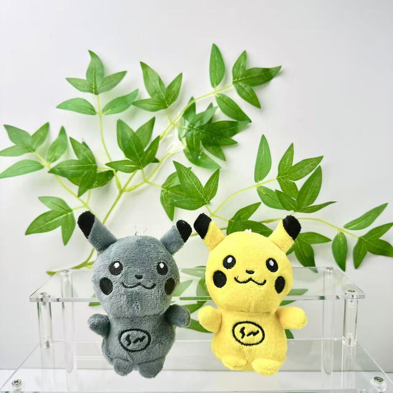 Internet Celebrity New Lightning Pikachu Pendant Plush Toy Doll Cartoon Bag Small Pendant Cloth Doll Keychain