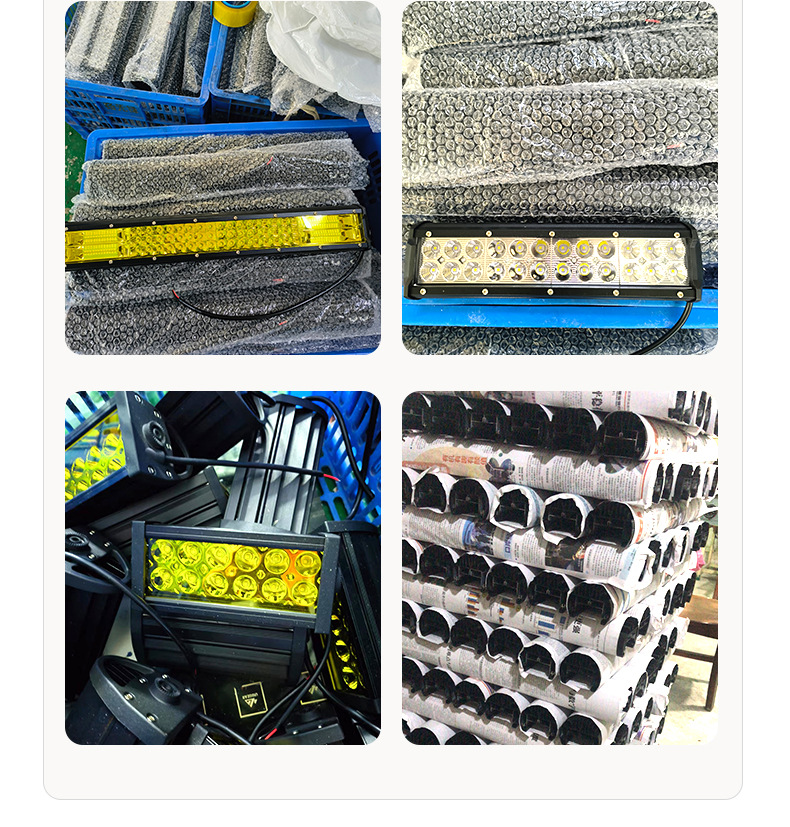 Single Row Ultra-Thin Strip Light Car Light Off-Road Modification Light Super Bright Led Grille Light Engineering Vehicle Work Headlight