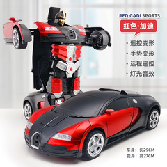 手勢感應遙控變形車充電動變形遙控汽車兒童變身金剛機器人遙控車